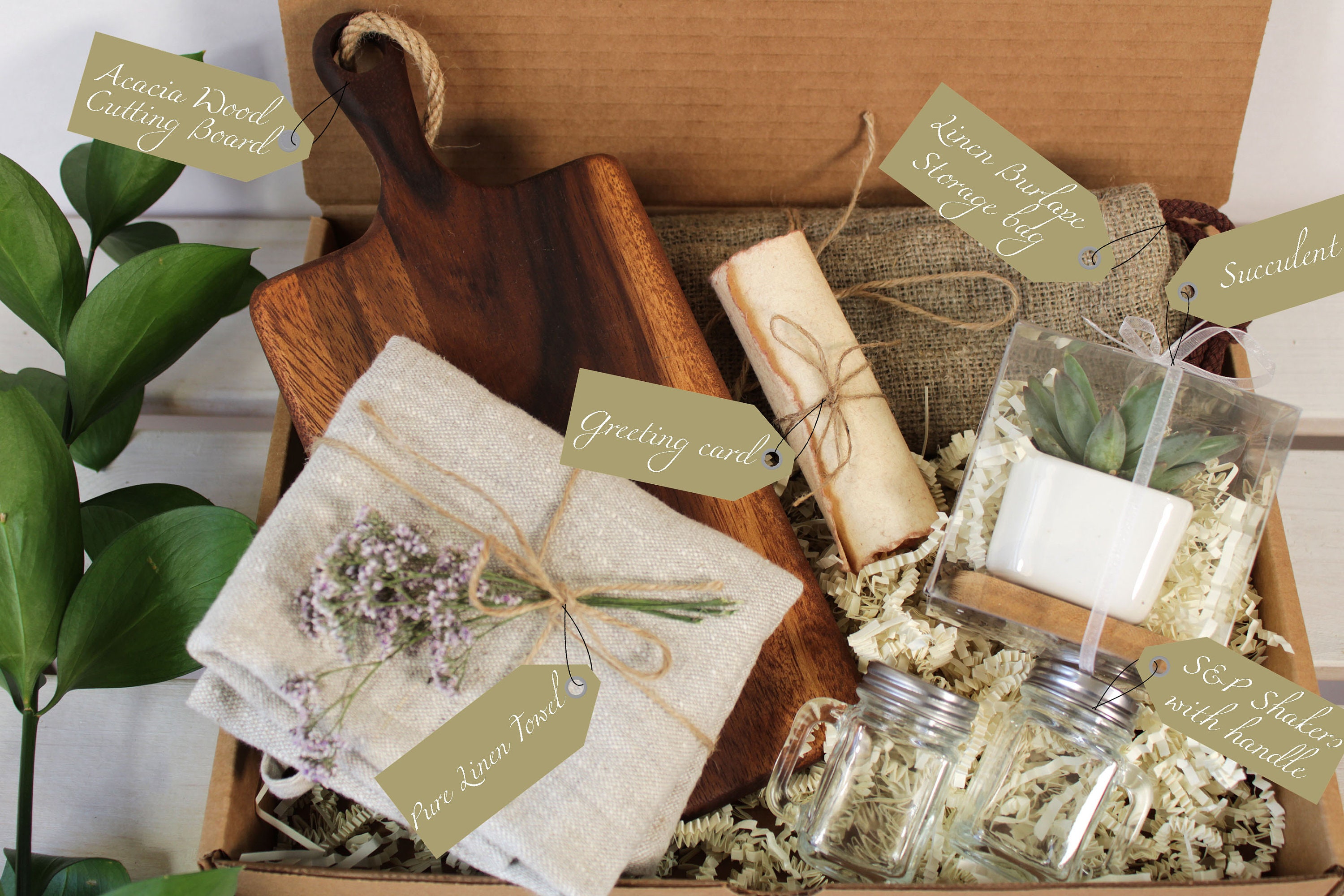 New Home Gift Box, All Natural Kitchen Gift Box, House Warming
