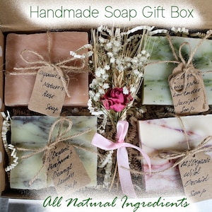 Gift for Mom from Daughter / Mothers Day Gift Box / Gift for Woman Gift for Mother / Gift for Women /Organic Handmade Soap Gift Box