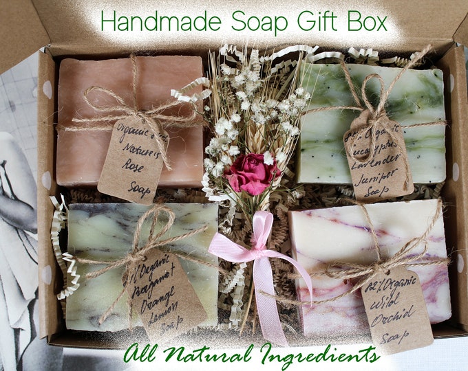 Mothers Day Gift for Mom from Daughter / Gift for Mom / Gift for Woman Gift for Mother / Gift for Women /Organic Handmade Soap Gift Box