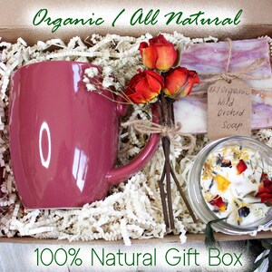 Gift Box for Women, Valentine&#39;s Gift, Gift for Her, Handmade Soap Gift Set, Self Care Box, SPA Gift for Her SPA Kits and Gifts Birthday Gift