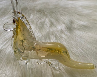 Large Penis Donkey Fumes Glass Hand Pipe