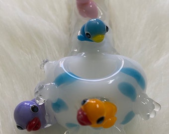Entleins Glass Handpfeife, hochwertige Pfeife, Sammlerstück, Geschenkpfeife