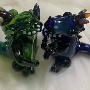 Dragon Warrior WuuThrad Battle Axe Glass Hand Pipe, High Quality Pipe, Collectable Pipe, Gift Pipe
