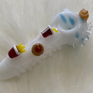 Little Happy Meal Glass Hand Pipe, High Quality Pipe, Collectable Pipe, Gift Pipe