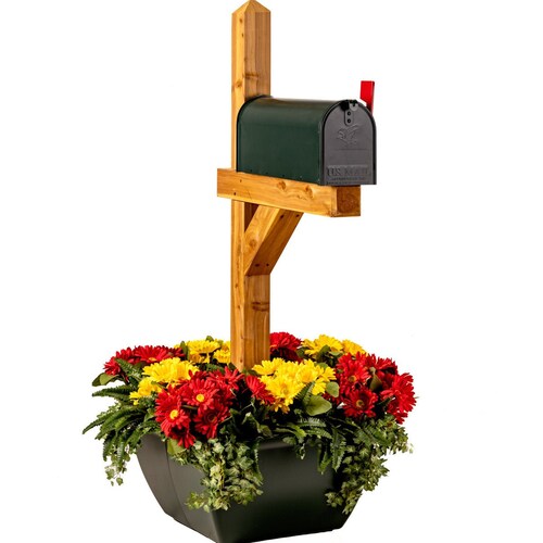Snappot Mailbox Post Planterforest Green Flower Pot for Etsy