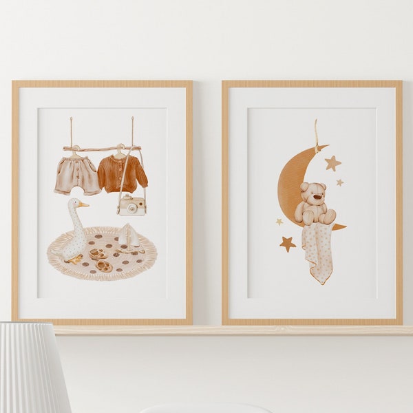 Baby Room Art Print Etsy