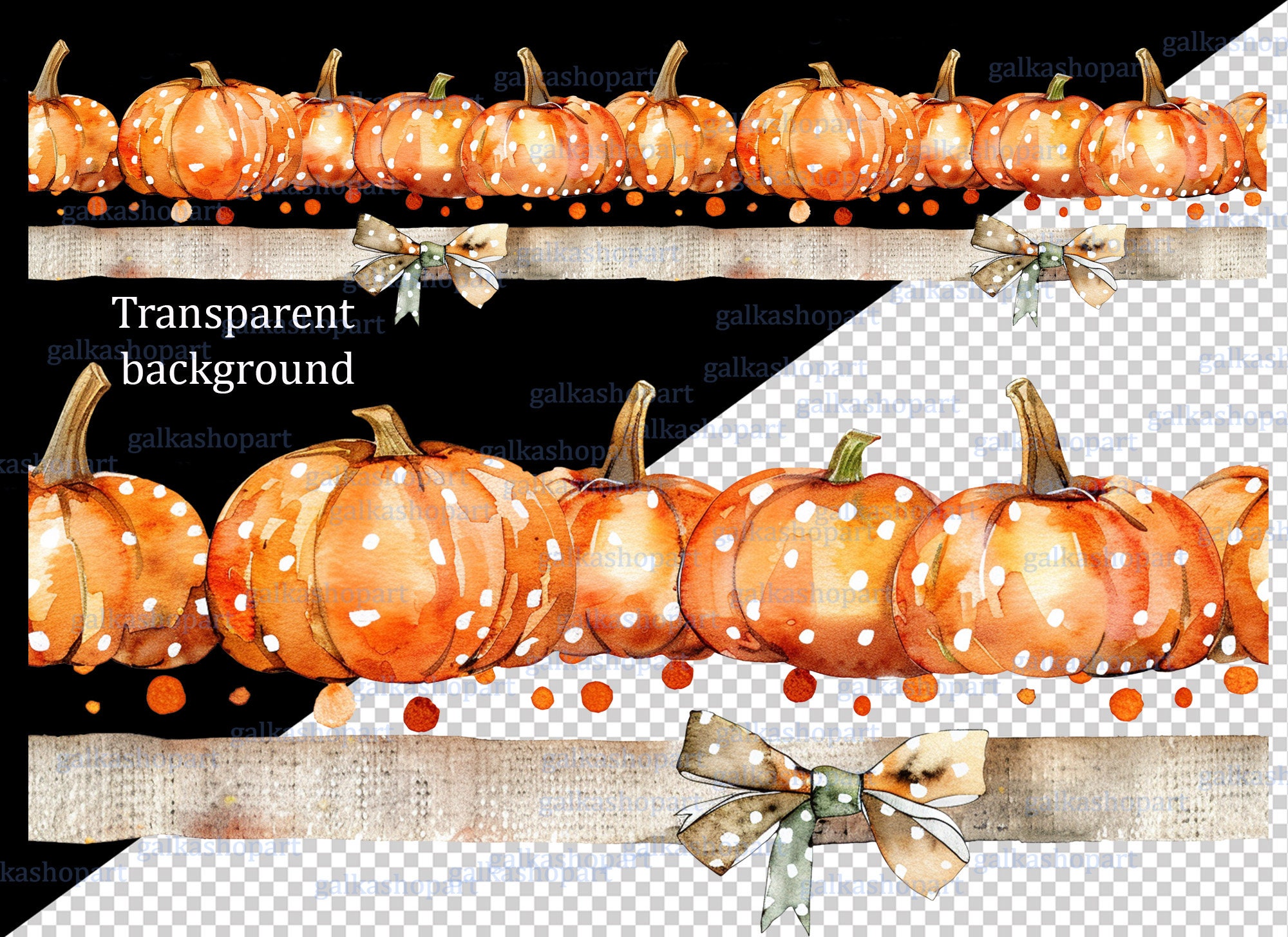 6 Herbst-Thanksgiving-Bänder – Kürbis, Blätter, Glitzer, 30m Gesamt, Für Geschenke & Deko