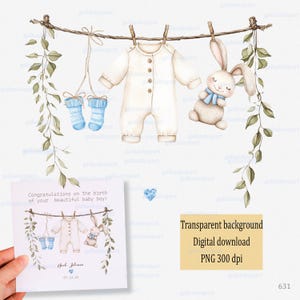 Novo design de bebê menino para cartão personalizado, presente de boas-vindas ao mundo, lembrança de recém-nascido, adicionar nome, data de nascimento, clipart PNG de aquarela