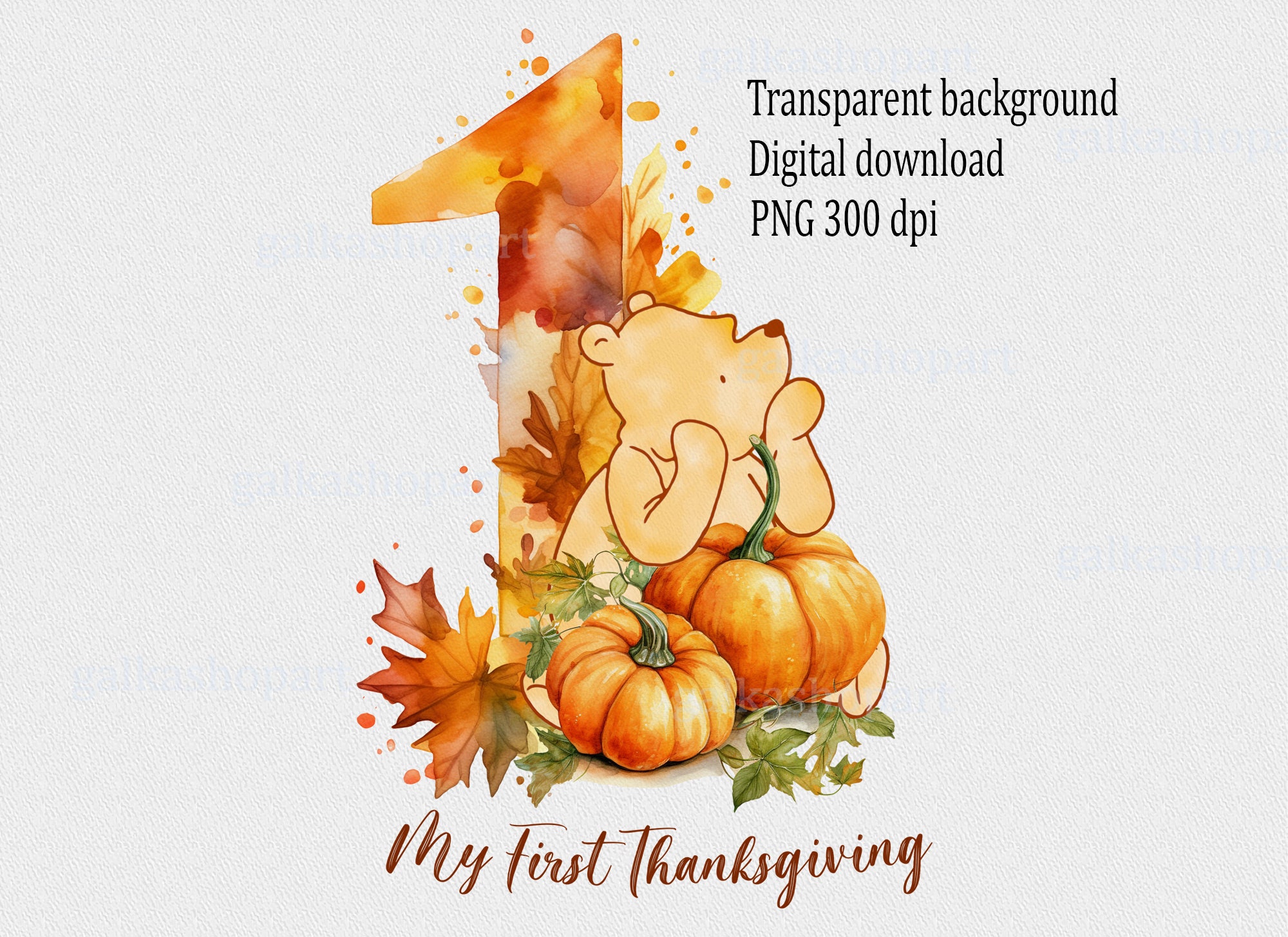 Baby Winnie The Pooh Thanksgiving Wallpaper