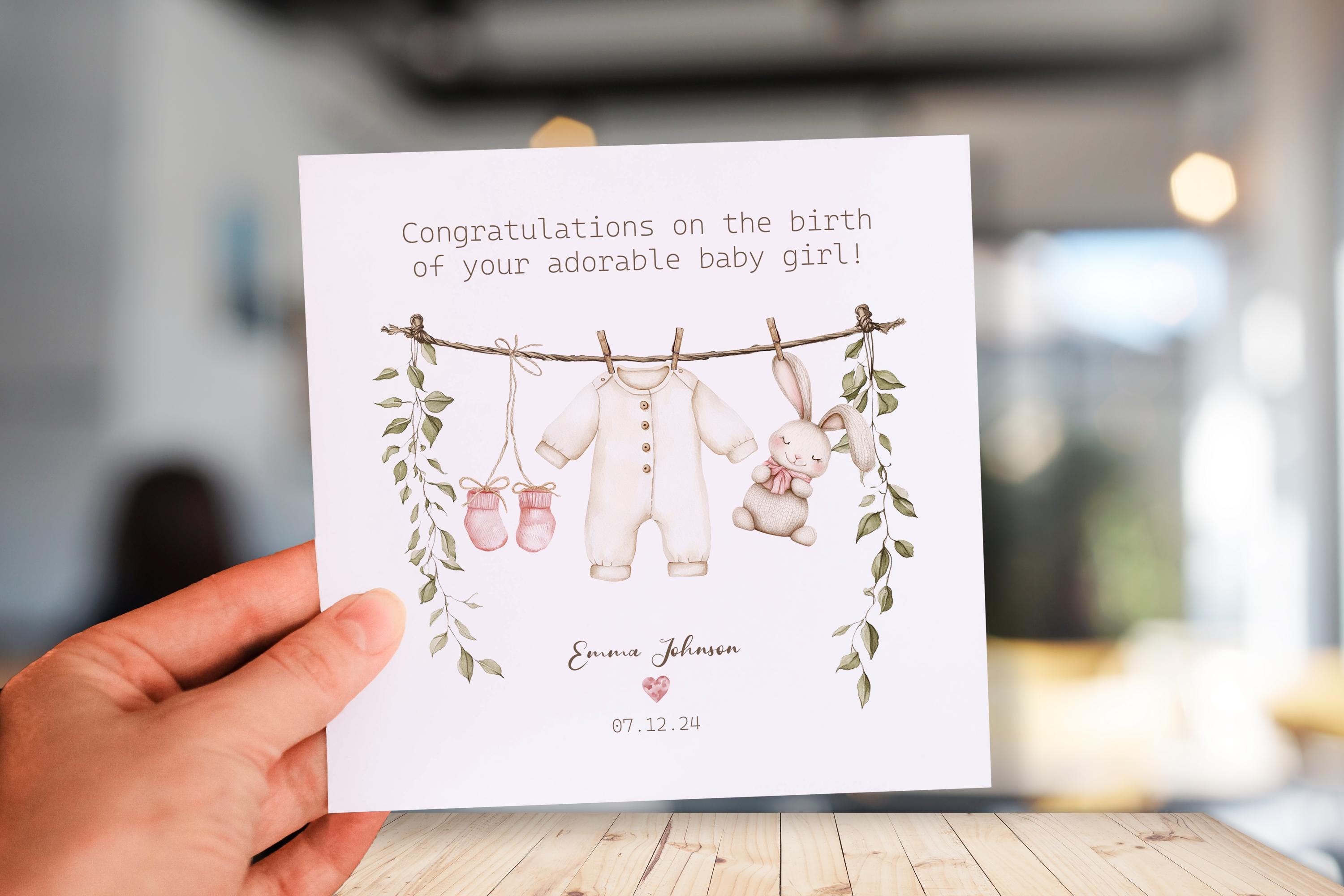 Biglietto Di Auguri Per Neonato Old English Co. - Welcome To The World Con Orsetto