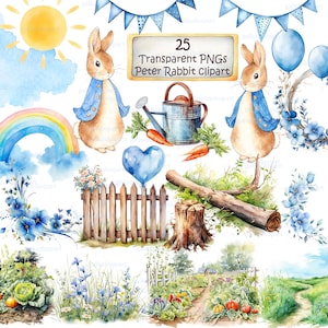Peter rabbit clipart - Etsy 日本