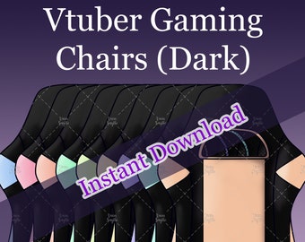 Vtuber accessories - Chairs (Dark colours)