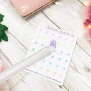 Pill/Medication Planner Stickers | Decorative & Functional Planning | Medicine Stickers | Tablets | Doctors | Mini Icons | Icon Stickers