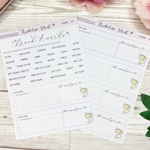 Book Awards Planner Stickers | Decorative & Functional Planning | Journal Stickers | Reading Journal | Reading Awards | Book Review