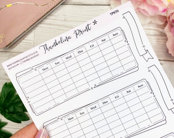 Wöchentliche Habit-Tracker | Dekorative & Funktionale Planung | Habit Tracker | Wöchentlicher Sticker
