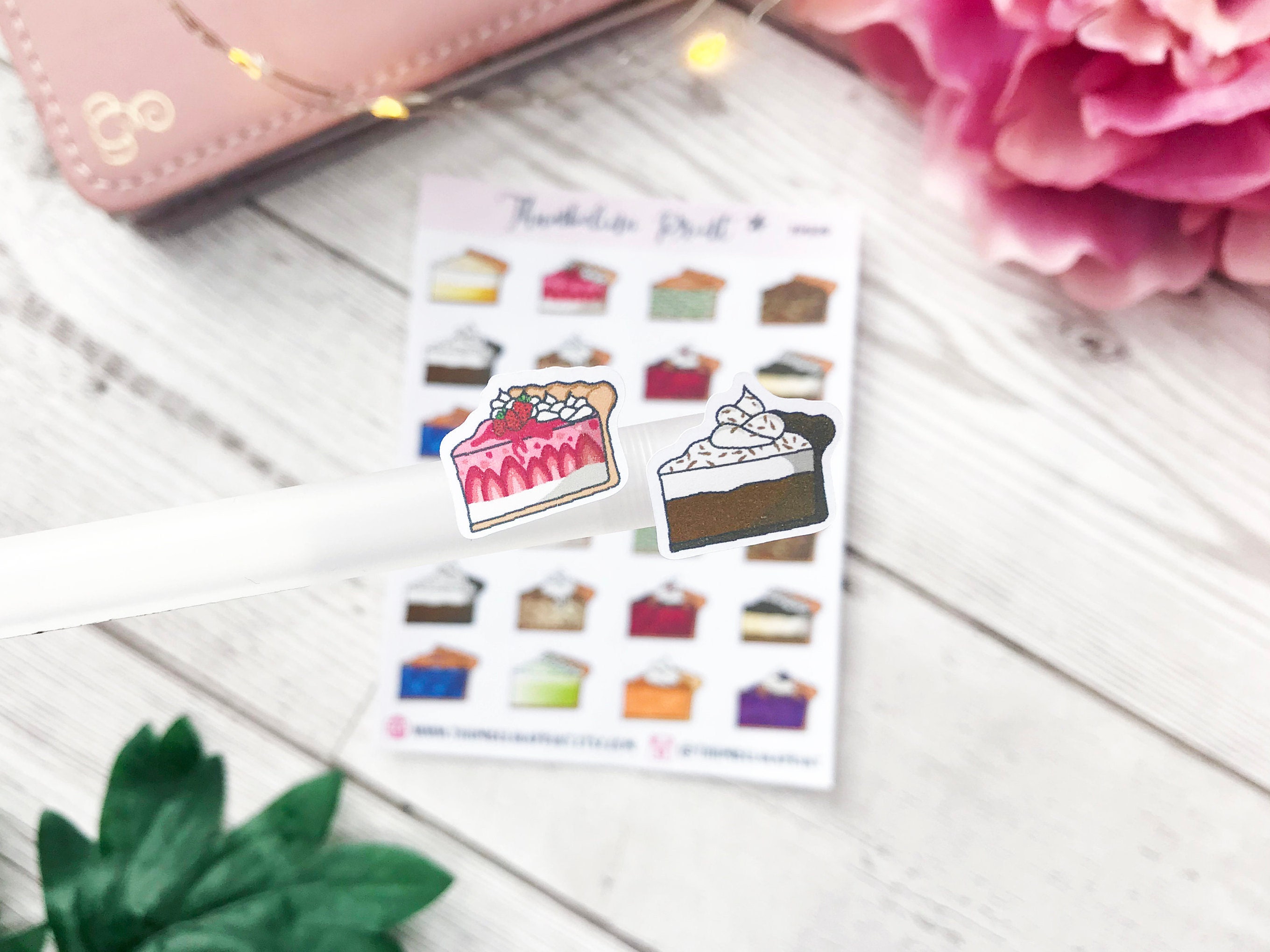 Pie Icon Sticker Pie Planner Stickers | Decorative & Functional Planning | Pie Stickers ...