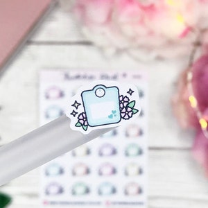 Pastel Scales Planner Stickers | Decorative & Functional Planning | Health | Fitness | Scales | Pastel | Doodle Stickers | Icon Sticker