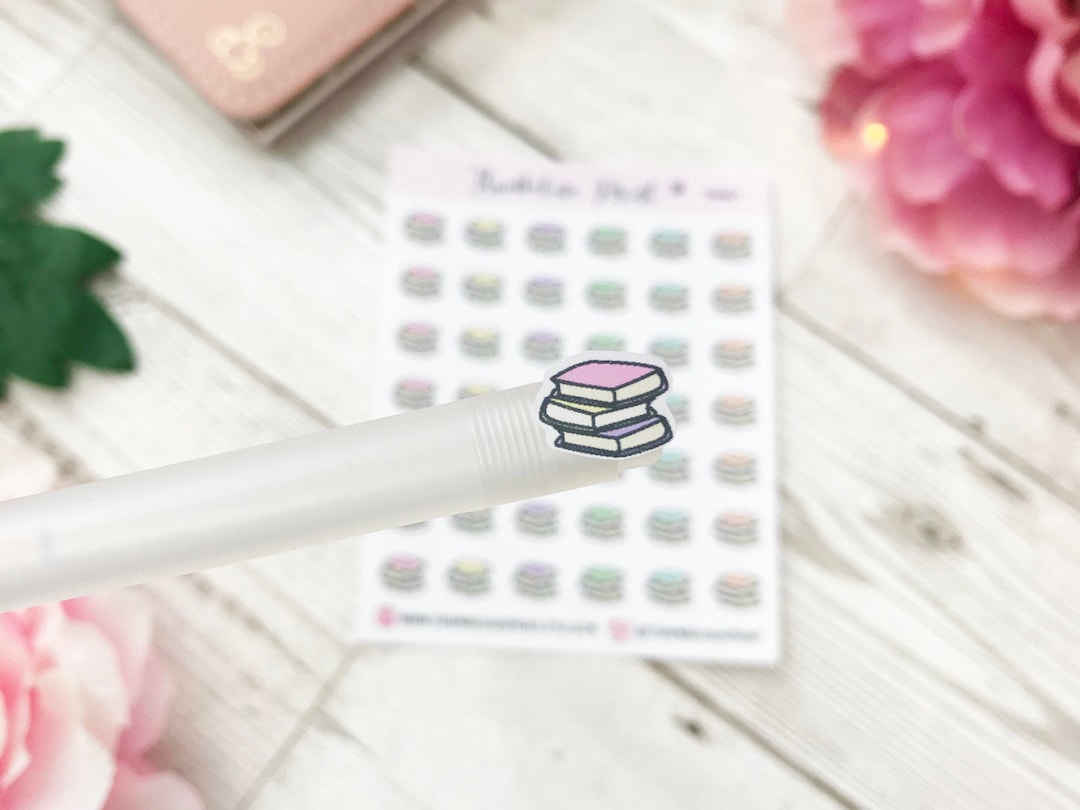 Book Planner Stickers | Decorative & Functional Planning | Reading ...