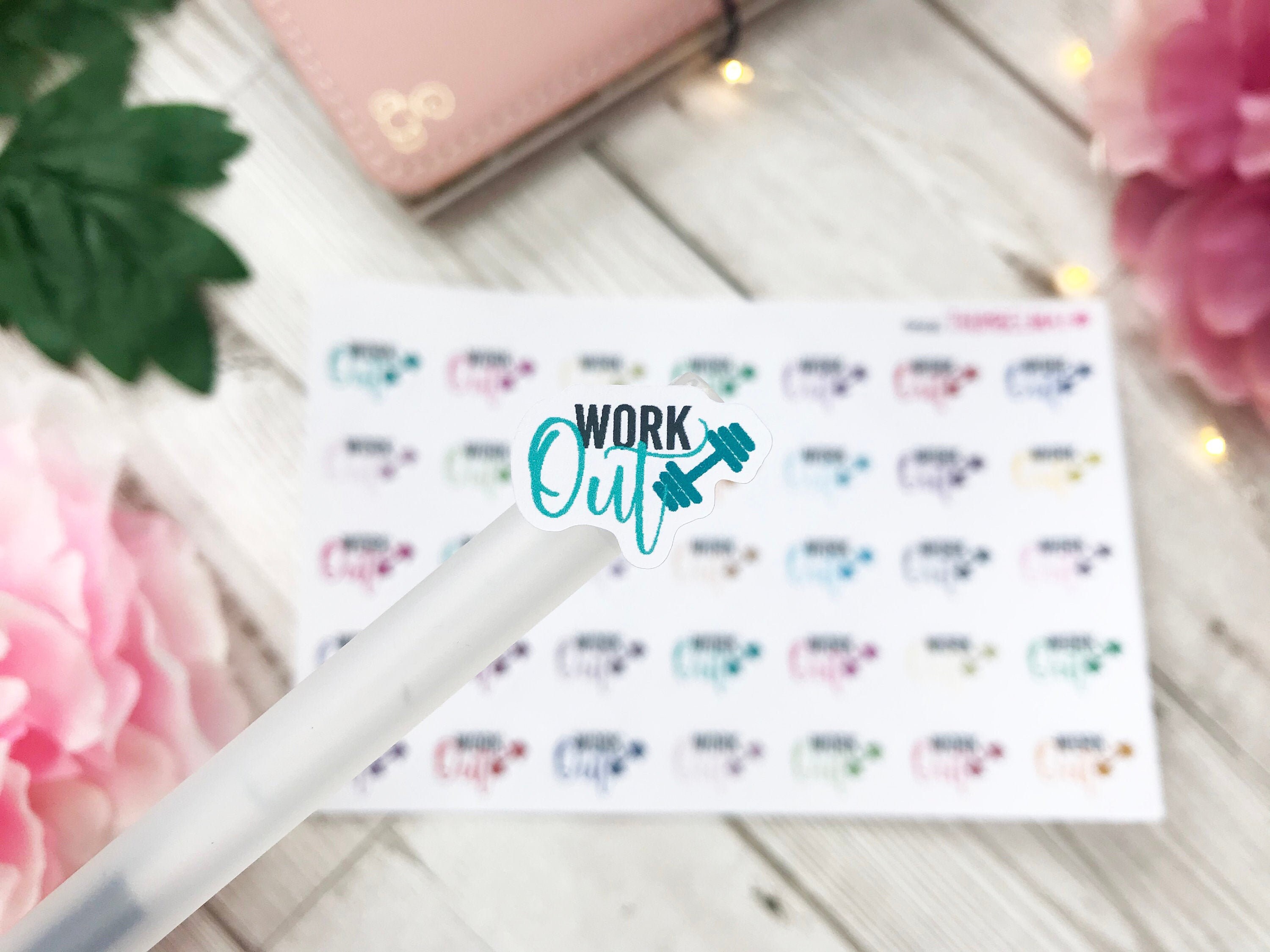 Paper & Party Supplies Paper Paper Due Script Stickers for Functional