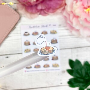 Pancake Planner Stickers | Decorative & Functional Planning | Food | Breakfast | Pancakes | Mini Icons | Icon Stickers