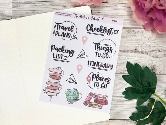 Plant Planner Stickers Decorative & Functional Planning Plant Stickers  Plants 