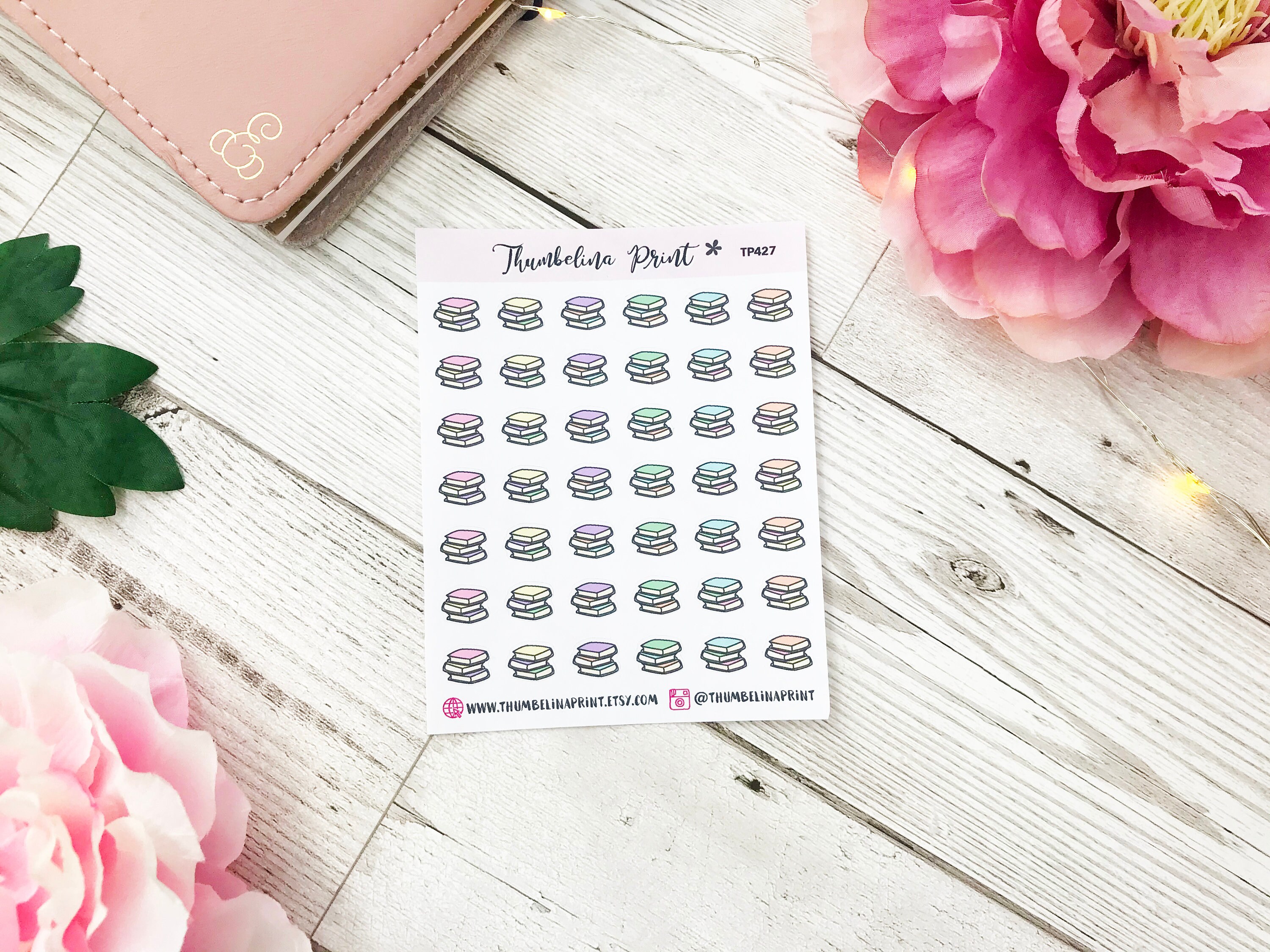 Book Planner Stickers | Decorative & Functional Planning | Reading ...