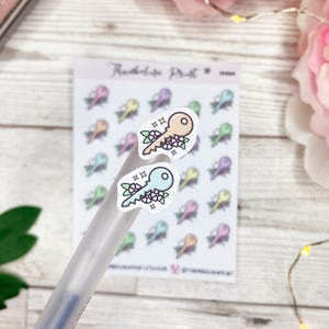 Sleutelpictogram plannerstickers | Decoratieve en functionele planning | Huissleutel | Sleutel | Bloemen