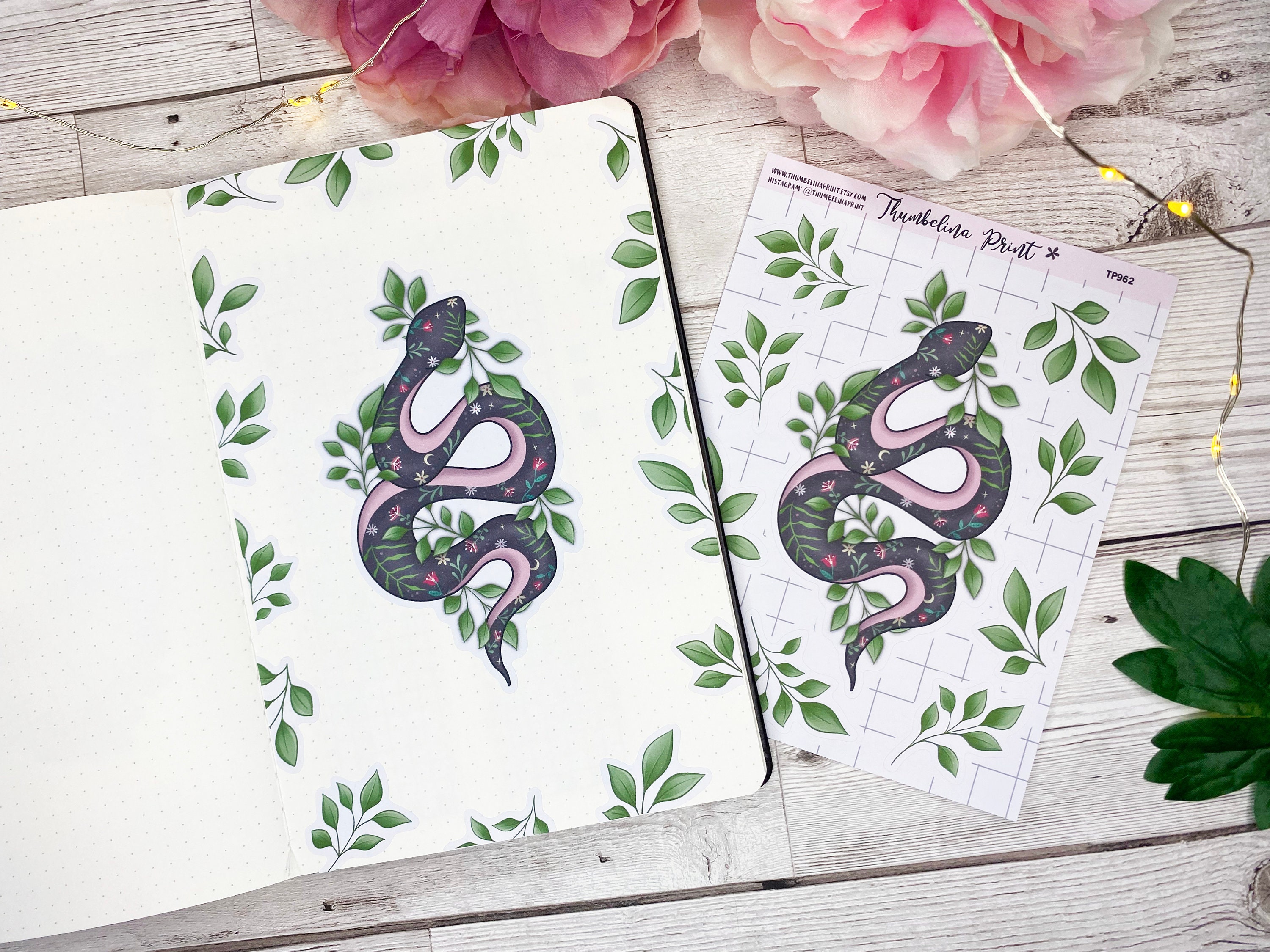 Snake Journal Snake Journal Theme Kit | Decorative & Functional Planning | Journal ...