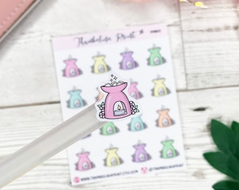 Wax Melt Warmer Planner Stickers | Decorative & Functional Planning | Relax | Wax Melts | Pastel | Doodle Stickers | Icon Stickers