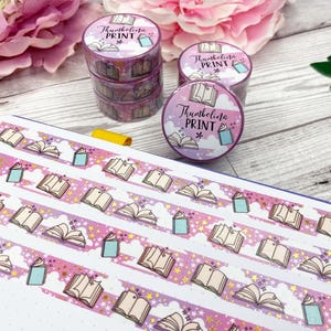 Magical Books Holografische foliewashitape | Decoratieve en functionele planning | Decoratieve tape | Papiertape | Sterren | Lezen | Boeken