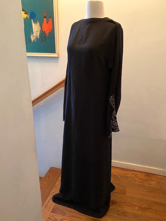 Vintage Black Evening Kaftan