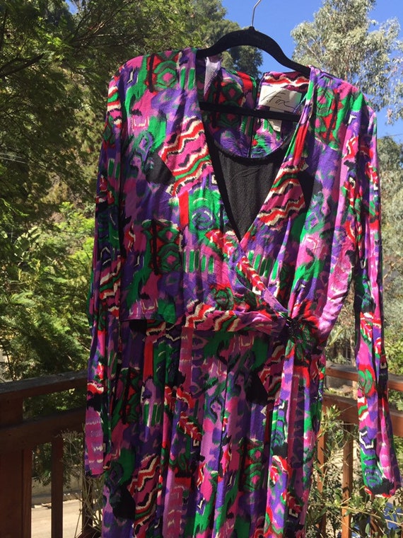 bold print jumpsuit