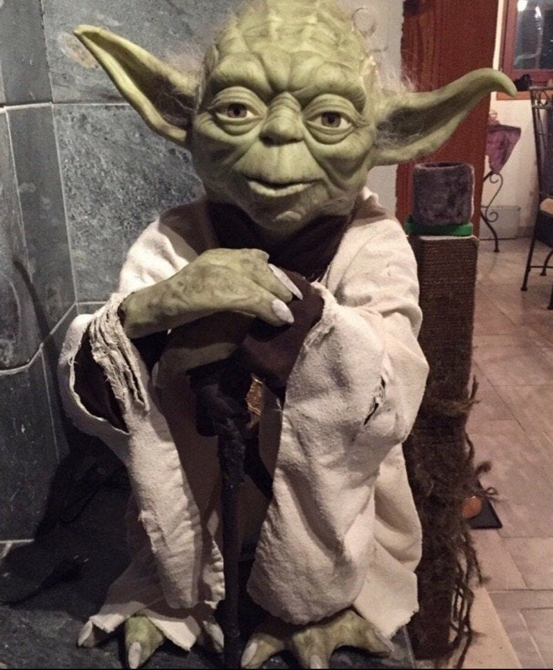 Star Wars Yoda Puppet Prop 1/1 custom Life Size Prop Replica Etsy