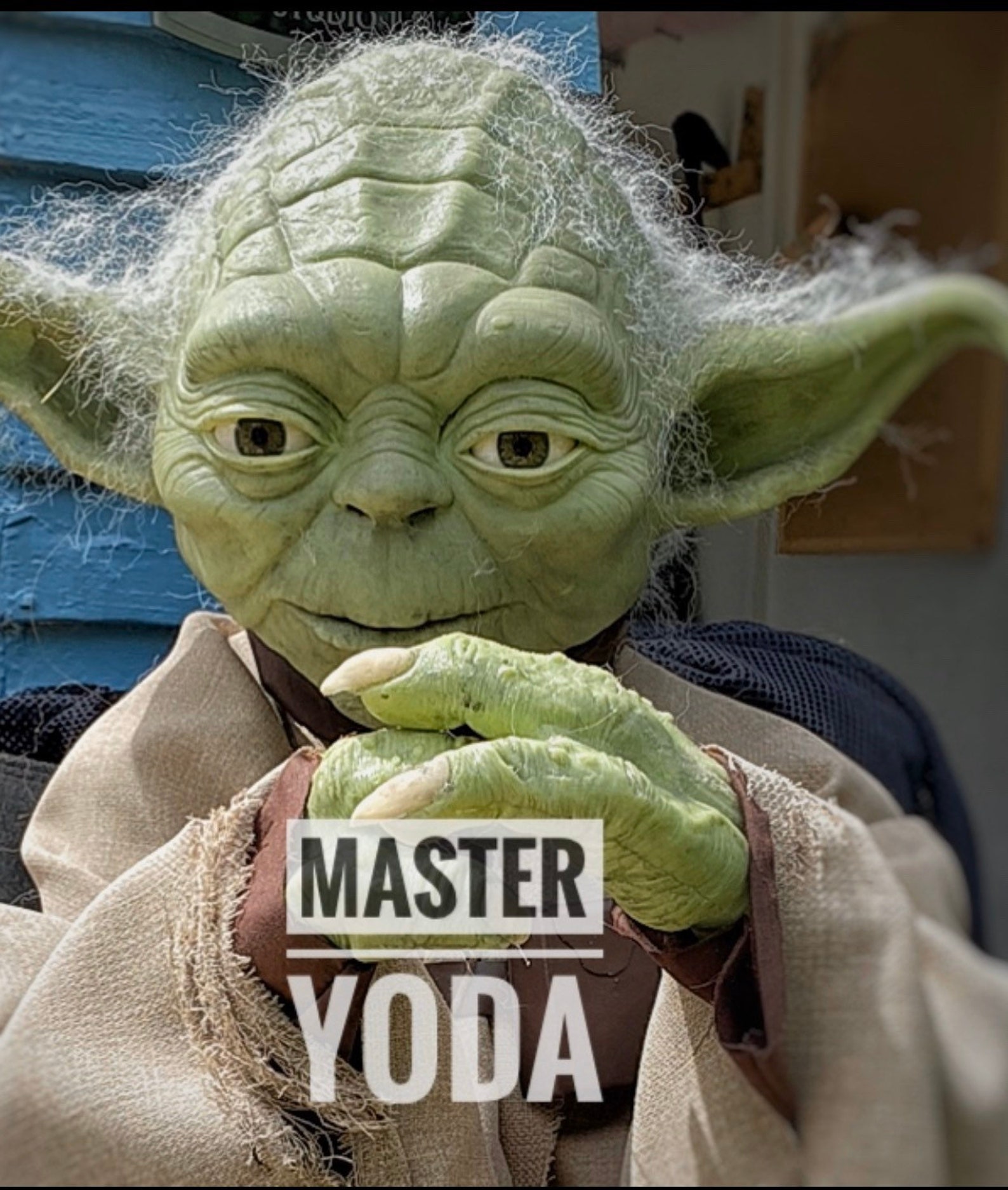 Star Wars Yoda Puppet Prop 1/1 custom Life Size Prop Replica Etsy