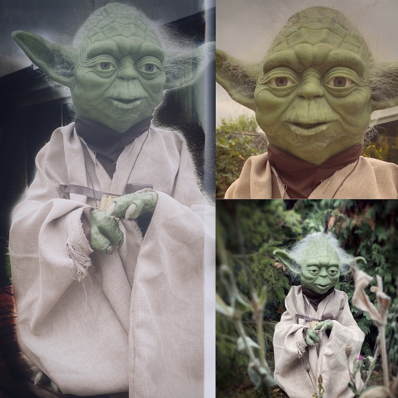 Star Wars Yoda Puppet Prop 1/1 custom Life Size Prop Replica Etsy
