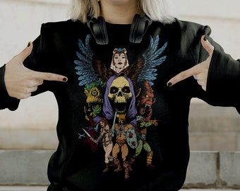 Masters of the Universe - Friends & Foes (Unisex Heavy Blend Crewneck Sweatshirt)