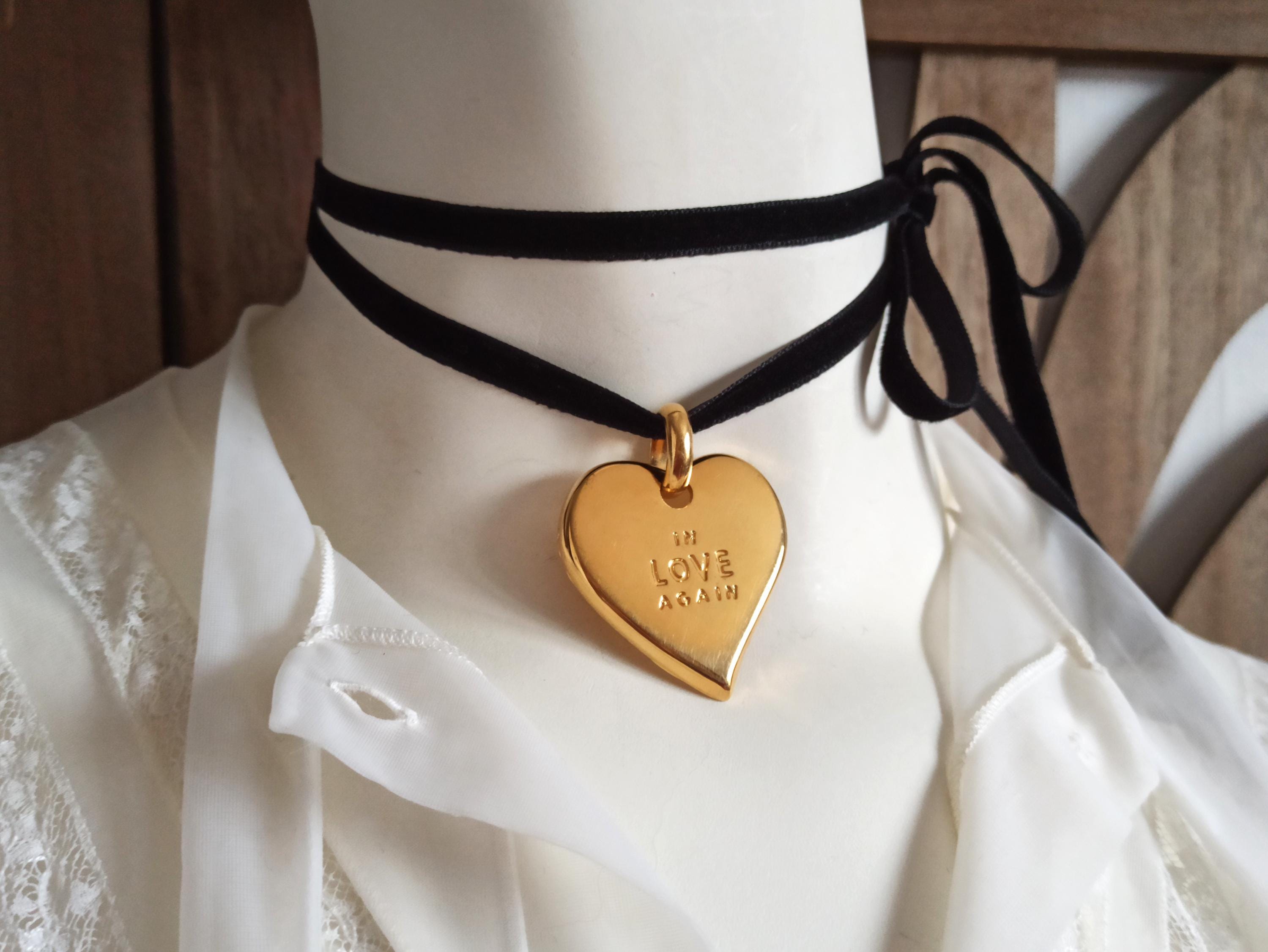 Saint laurent heart necklace - Etsy 日本