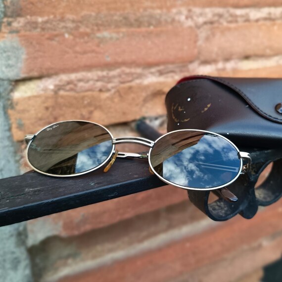 Ray-ban Vintage 90 BL Oval Sunglasses With Engraved Bausch  display picture 1