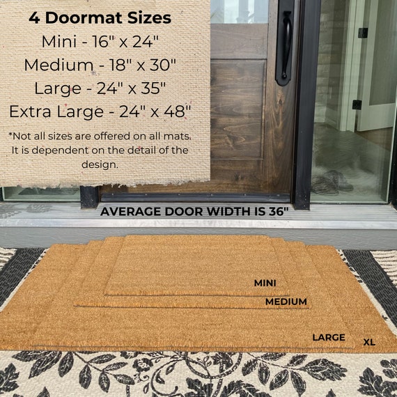 Large Entrance Mat Thankful Grateful Blessed Funny Doormat Indoor Entryway  Mat Outdoor Entry Rug Front Door Mat Rubber Housewarming Gifts 