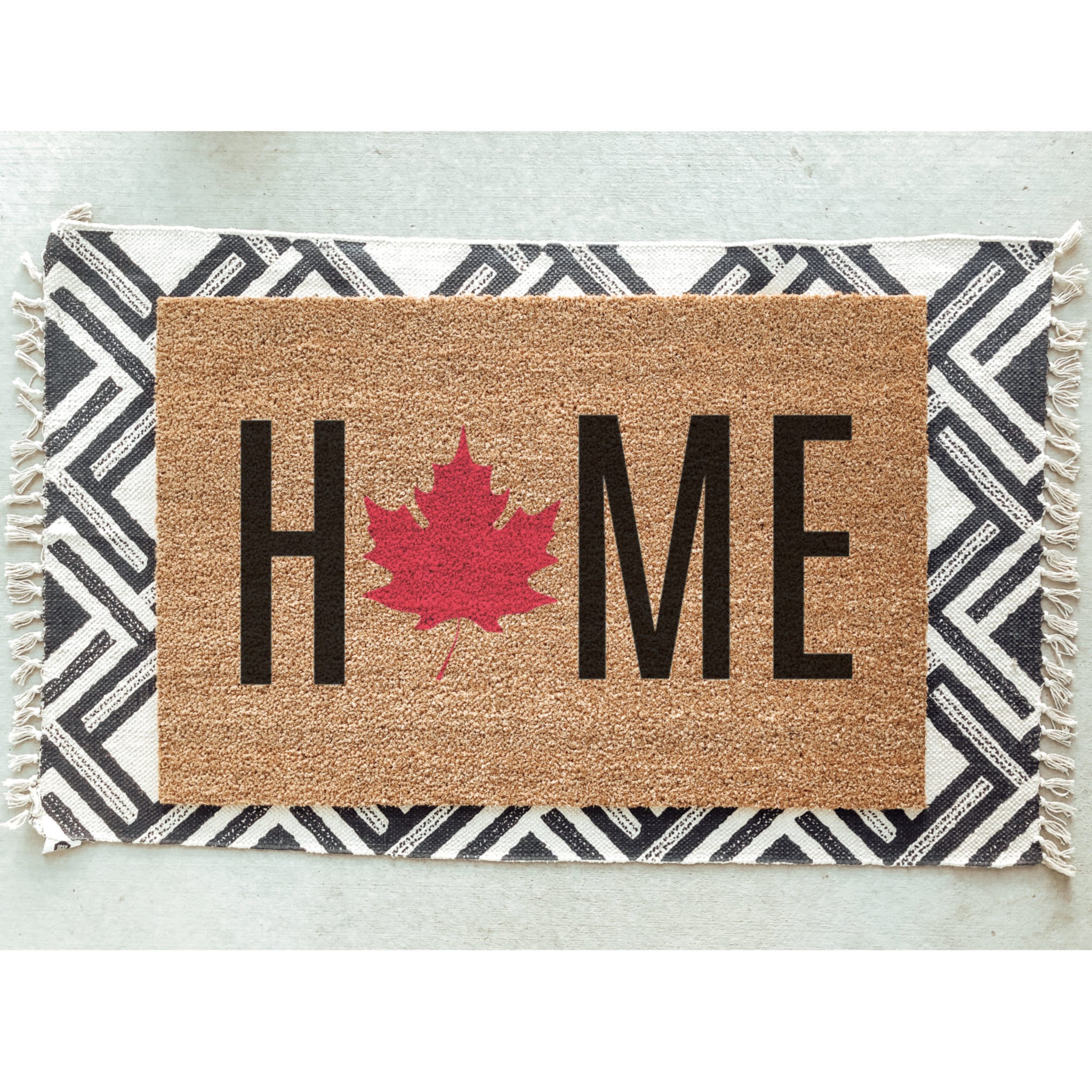 Canadian Doormat / Canadian Maple Leaf Door Mat / Home Etsy