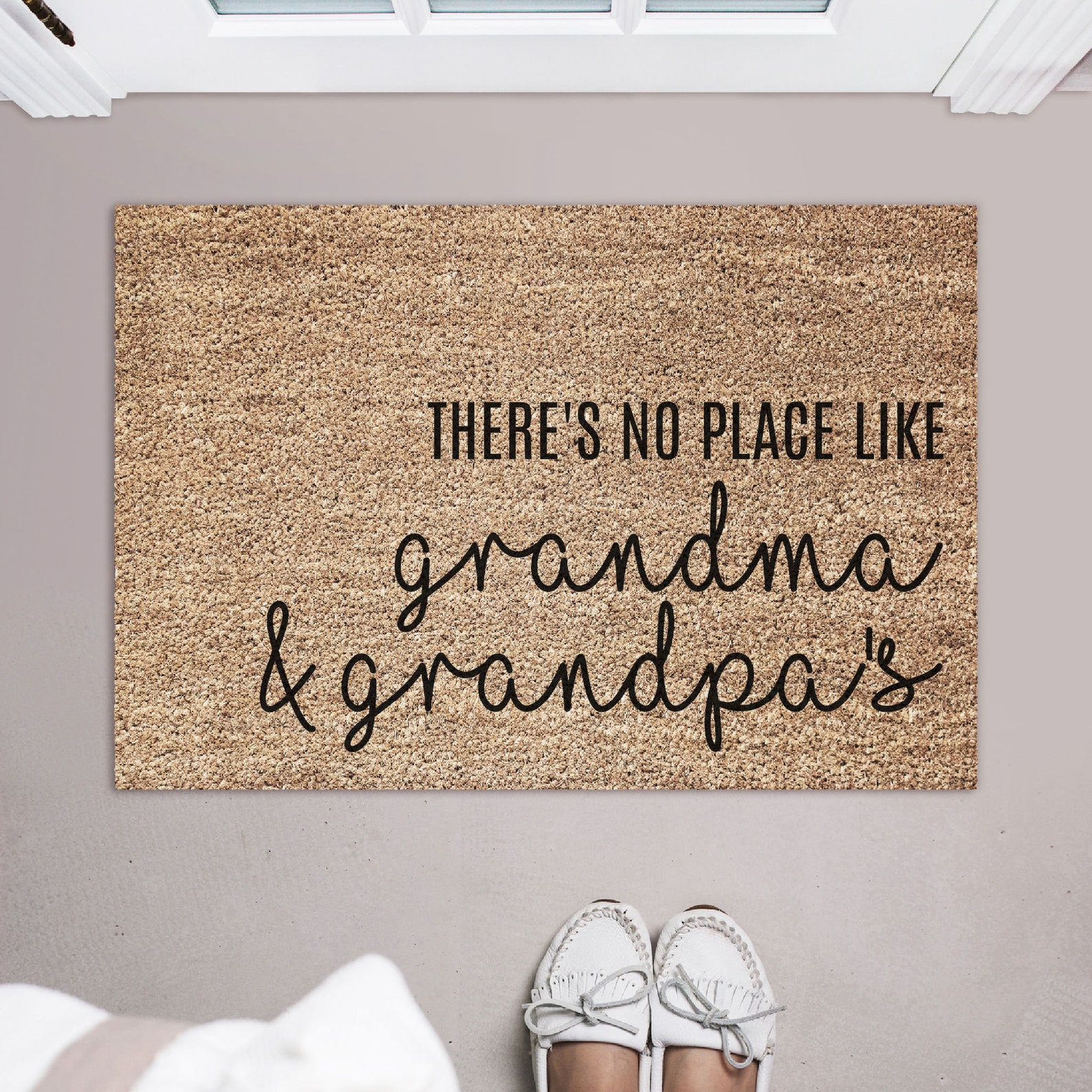 Grandparent Doormat Grandma and Grandpa Mat Etsy