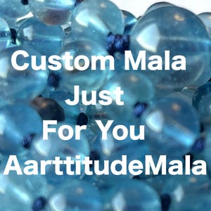 Custom Mala Deposit, Mala Necklace, 108 Mala Beads, Personalize your Mala,  Design Your Own Mala Necklace, Meditation Mala, Yoga Jewelry