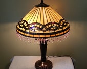 Stained Glass Lamp - Geometric Theme - Table Lamp