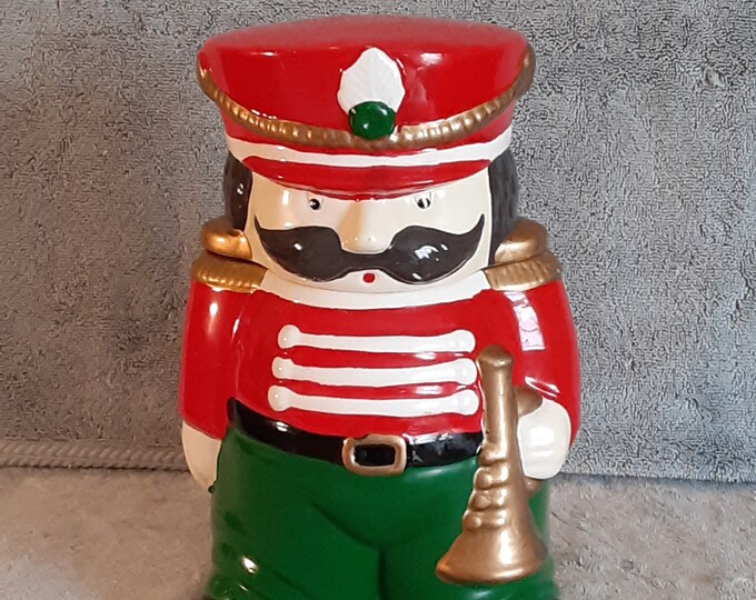 Cookie Jar Nutcracker Cookie Jar Christmas Cookie Jar Storage Jar