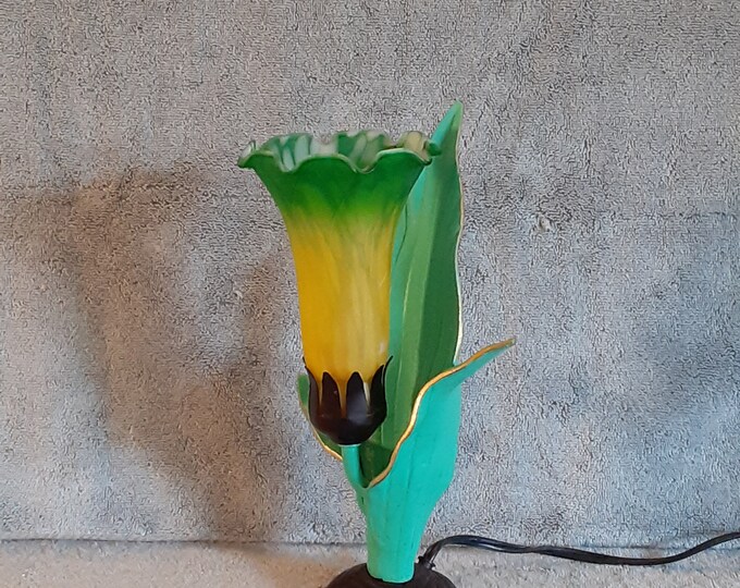 Angels Trumpet Lamp Accent Lamp up Lamp Tulip Lamp Lily Lamp Etsy