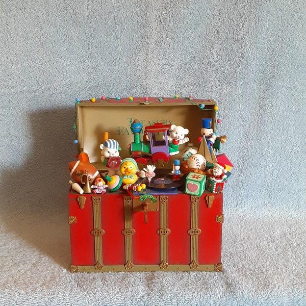 RESERVED Music Box - Toy Chest Music Box - Treasury Favorites - Enesco 1995 Ultra Rare Limited Edition - Animated Music Box