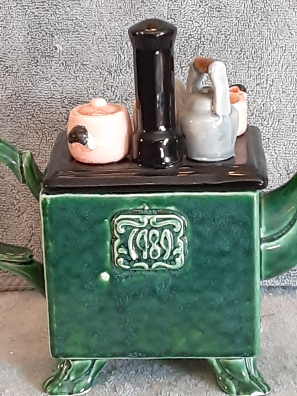 Teapot 1989 Cardinal Collectible Teapot Stove Teapot Etsy