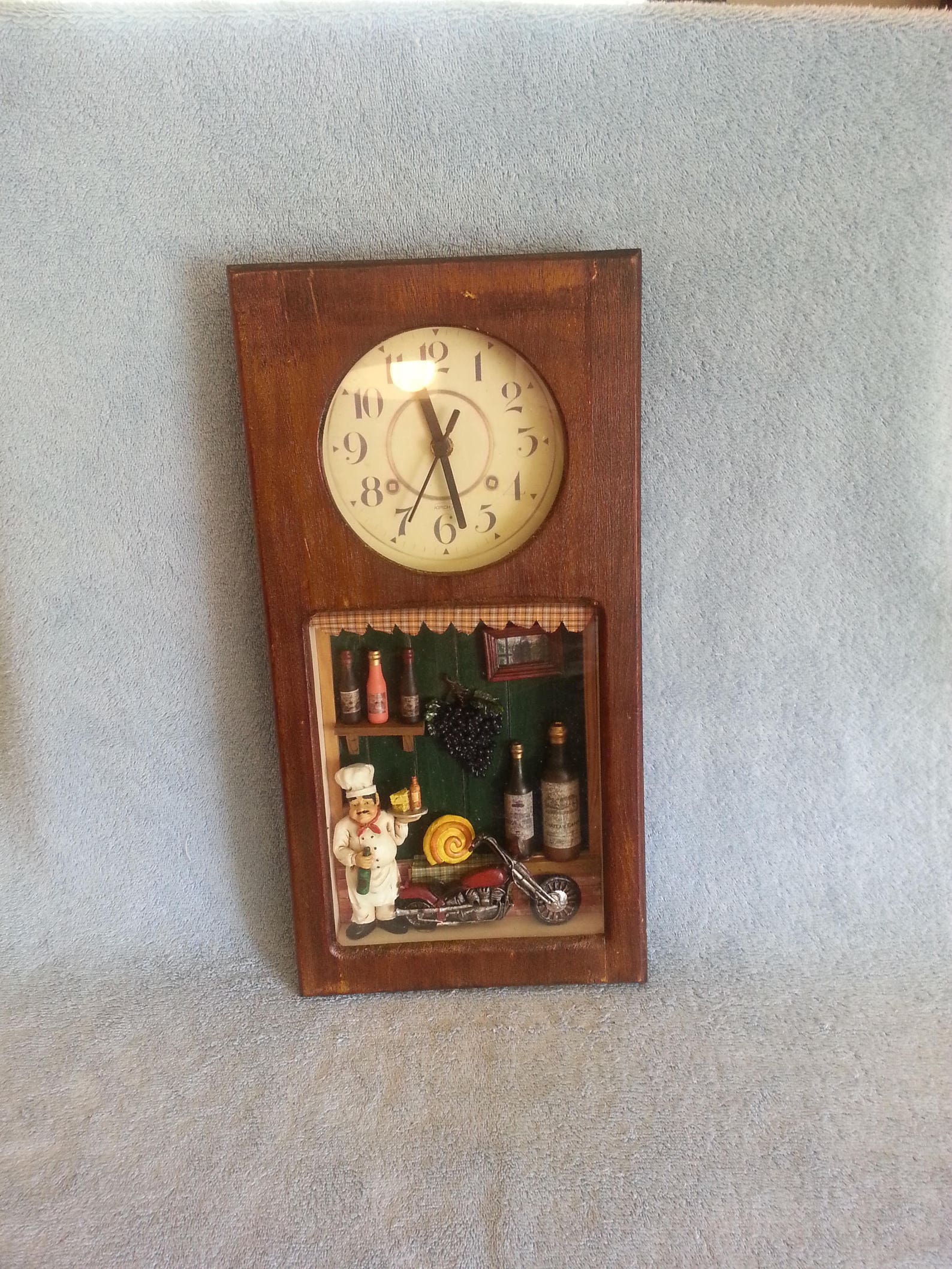 Clock Wall Clock Shadow Box Clock Etsy
