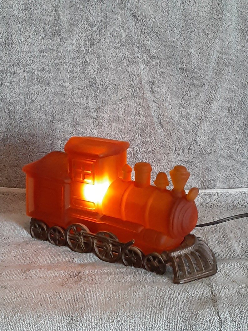 Accent Lamp Nightlight Train Lamp Lamp 1998 Etsy