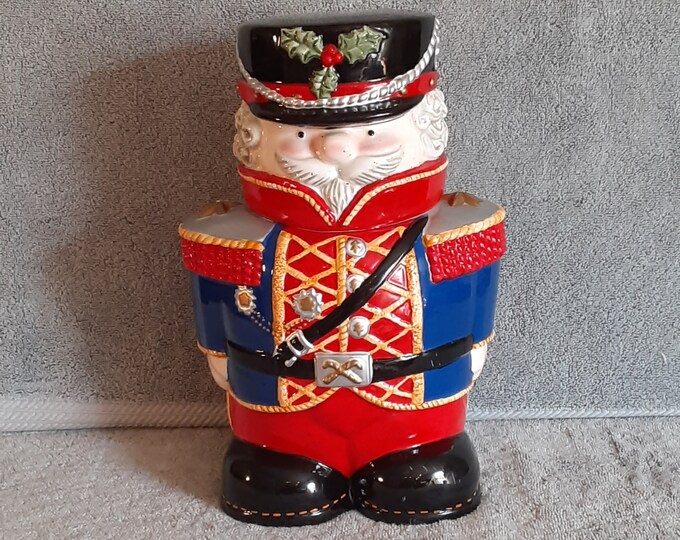 Cookie Jar Nutcracker Cookie Jar Christmas Cookie Jar Storage Jar